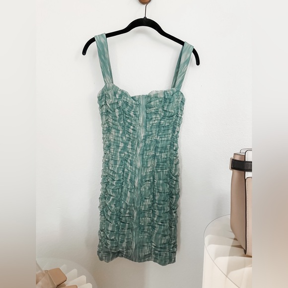 NWT Fashion Nova Green/Combo Mini Dress - SIZE XS - Picture 2 of 5